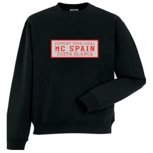 49 Hells Angels Square model Support81 sweater  Big Red Machine Black - Bild 1 von 3