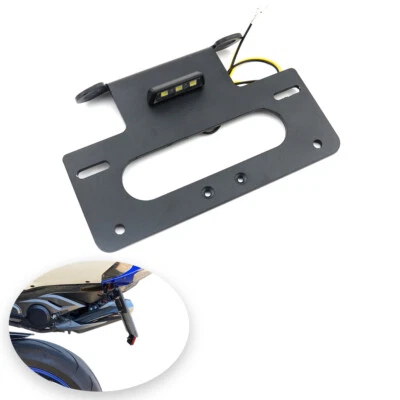 Soporte de matrícula de luz trasera apto para Suzuki GSXR600/750 K6 K8 06-10 Foto 1 de 4