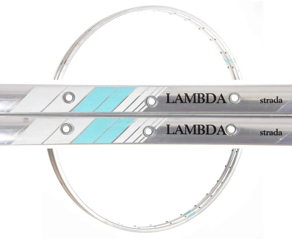 NOS CAMPAGNOLO LAMBDA TUBULAR RIMS 28" 700c 36H VINTAGE 80s ROAD BIKE EROICA OLD - Image 1 of 4