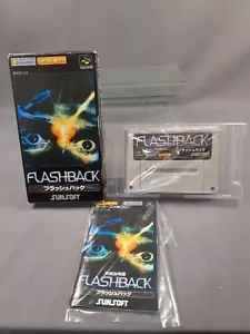 NINTENDO SUPER FAMICOM SFC FLASH BACK Japanese Version Boxed - Picture 1 of 13