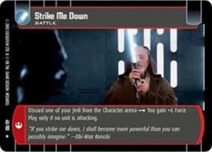 STAR WARS TCG WOTC A NEW HOPE STRIKE ME DOWN 48/180 FOIL LP - Picture 1 of 1