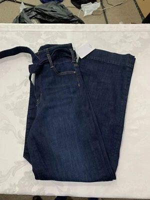 Pantalones de mezclilla rectos Sanctuary para mujer color azul oscuro, talla 26 Foto 1 de 4