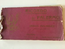 palermo - 12 cartoline in libretto inizio 900