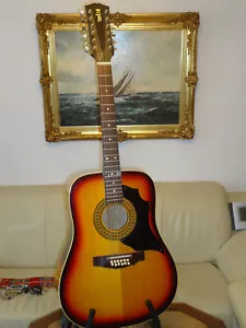 Vintage 12-Saitige Westerngitarre Klira Model Red River - Bild 1 von 17