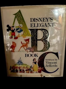 Disney's Elegant ABC Book By Vincent Jefferds 1983 First Edition, Mint Cndtn - Picture 1 of 8
