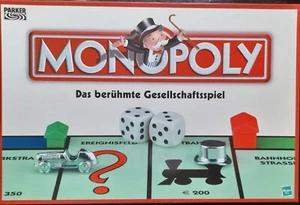 MONOPOLY - GERMANY EDITION GAME 2001 "DAS BERUHMTE GESELLSCHAFTSSPIEL"  UNPLAYED - Picture 1 of 4