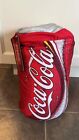 Vintage Coca-Cola Classic Can Shaped Plush Pillow micro beaded 12"