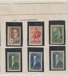 Finlandia Cruz Roja Personajes Valores del año 1936-41 (GO-143) - Picture 1 of 1