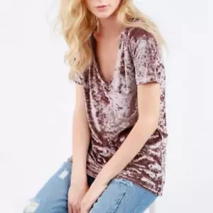 New with tags, Spring + Mercer velvet legging tee Women's sz S. Rose smoke color - Picture 1 of 11
