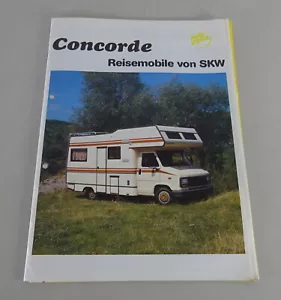 Prospekt / Broschüre SKW Concorde Reisemobile Basis Peugeot J5 Stand 1987 - Bild 1 von 3