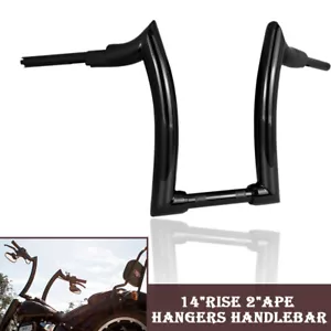 Manillar colgante Ape de 14"" de elevación de 2" apto para Harley Night Rod Special - Imagen 1 de 14