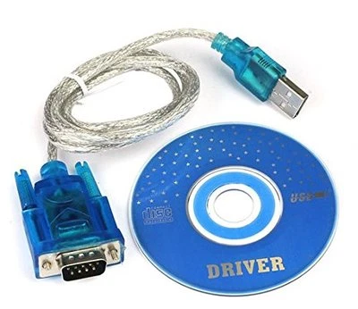 3Ft (3 Feet) USB 2.0 to Serial DB9 RS232 Adapter for WinXP/7/8/10 and Mac  - Image 1 of 2