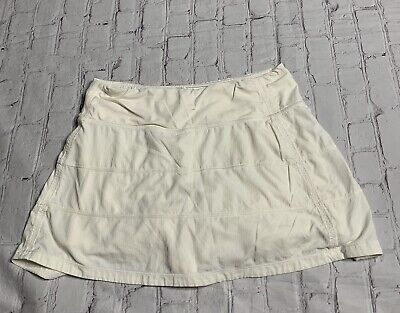 LULULEMON Pace Rival Skirt II *4-way Stretch White Size 4 Tall • 44.85€