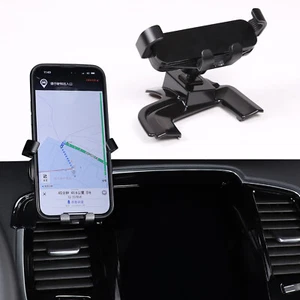 Soporte negro central para teléfono celular móvil adecuado para Volvo XC90 2015-2023 - Imagen 1 de 11
