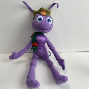 Vintage A Bugs Life lila Ameise Prinzessin Atta bewegliches Plüschtier Disney 16"" Urlaub98 - Bild 1 von 8