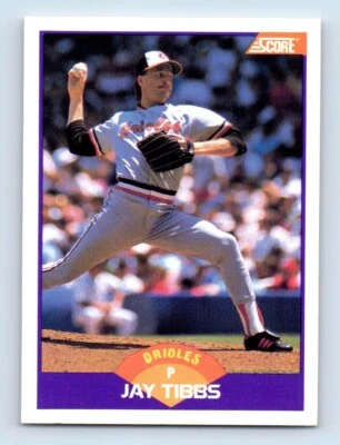 1989 Score Jay Tibbs Baltimore Orioles #262 - Image 1 of 2