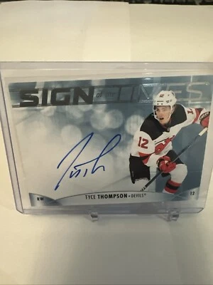 2023-24 SP Authentic Sign Of The Times AUTO Tyce Thompson SOTT-TH - Image 1 of 4