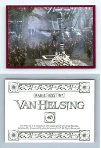 Van Helsing Monster Slayer #40 Magic Box 2004 Sticker - Picture 1 of 1