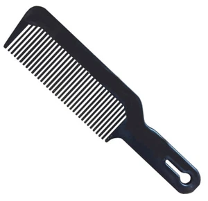Marvy Flat Top Barber's Hair Clipper Cutting Comb 904 (Black) - Picture 1 of 1