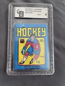 1979 Opc Hockey Wax Pack GAI 9 Very Sharp !! - Picture 1 of 2
