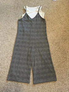 girls size 10-12 Houndstooth Jumpsuit With Top - Picture 1 of 4