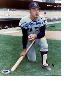 NY Yankees Tom Tresh   autographed 8x10   photo PSA DNA Cert