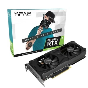 KFA2 GeForce RTX 3060 1-Click OC - LHR - 16Go GDDR6 - Photo 1/3