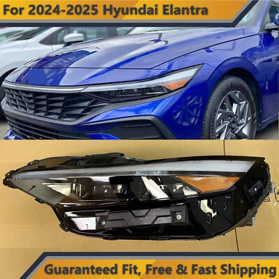 Headlight LED for 2024 2025 Hyundai Elantra Assembly Left Driver Side 92101AA740 - Image 1 of 4