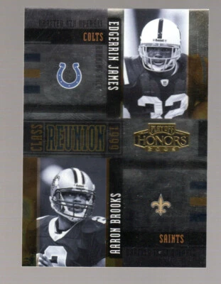 EDGERRINE JAMES AARON BROOKS - 2005 PLAYOFF HONORS CLASS REUNION - 63/250 - Image 1 of 2