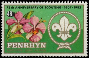 PENRHYN ISLAND 216 (SG283) - Scout Movement 75th Anniversary (pa91973) - Picture 1 of 1