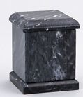 Small/Keepsake 1 Cubic In. Black Evermore Natural Marble Urn For Cremation Ashes