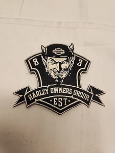Patch Logo Ribelle ~ Gruppo Proprietari Harley Davidson H.O.G. Nuovo - Foto 1 di 3