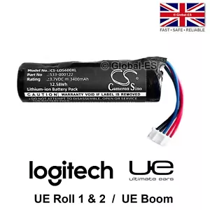 Logitech Ultimate Ears UE Roll Boom Speaker Battery - 533-000122 WS600 - 3400mAh - Picture 1 of 1