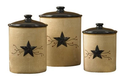 Park Designs Star Vine Canisters Set of 3 - Image 1 of 2