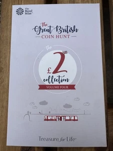 Royal Mint The Great British Coin Hunt £2 album due sterline vol 4 completo, monete - Foto 1 di 6