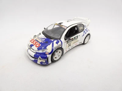 Peugeot 206 WRC Delecour #14 Tour de Corse 1999 1/43 Ixo Altaya Rallye - Photo 1/2