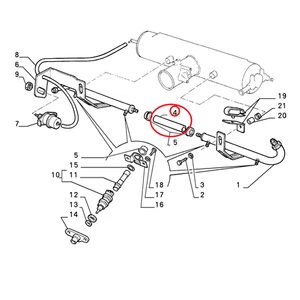 TUBO FLESSIBILE ALIMENTAZIONE FIAT UNO TURBO ORIGINALE 7696189 - Imagen 1 de 1