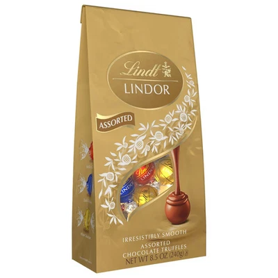 Lindt Lindor Verschiedene Schokolade Süßigkeiten Trüffel, 8,5 Unzen tasche... - Bild 1 von 4