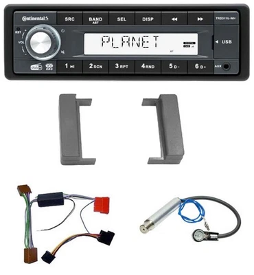 Continental MP3 AUX USB DAB 1DIN Autoradio für Audi A2 A3 8L A4 B5 TT 99-06 Akti - Bild 1 von 4