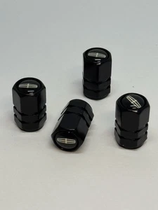 4 pcs Lincoln Logo -Tire Valve Stem Cap for Air Dust Protection - New - Picture 1 of 1