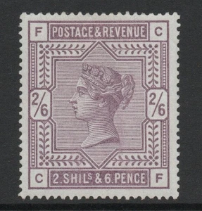 Gran Bretaña 1883-84 2/6d Lila Profunda SG 179 Como Nuevo. - Imagen 1 de 2