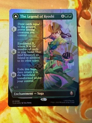 MTG TLA 358 The Legend of Kyoshi NM EN Borderless FOIL - Image 1 of 2