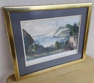 Impresión enmarcada vintage de Fort Putnam de Currier & Ives Glimpse America's Past  - Imagen 1 de 7