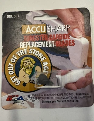 AccuSharp Matte Tungsten Carbide Replacement Blades 2-Pack - Image 1 of 2