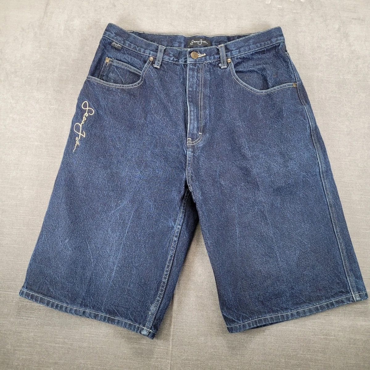 Sean John Blue Denim Shorts for Men for sale | eBay