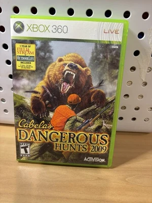 Cabela's Dangerous Hunts 2009 (Microsoft Xbox 360, 2008) With Manual - Image 1 of 4