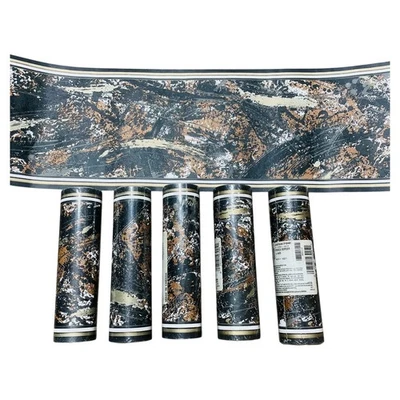 抽象黑色、棕色、金色、白色壁纸边框 5 件复古全新陈货复古 — 第 1/4 张图片