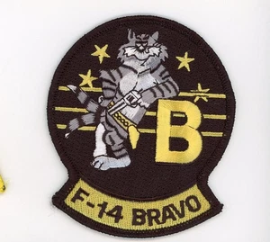 PATCH USN F-14 TOMCAT BRAVO B UPGRADE IRON ON PARCHE - Picture 1 of 1