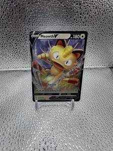 Meowth V SWSH004 SWSH: Sword & Shield Promo Cards Holo - Picture 1 of 2