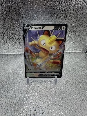 Meowth V SWSH004 SWSH: Sword & Shield Promo Cards Holo - Image 1 of 2